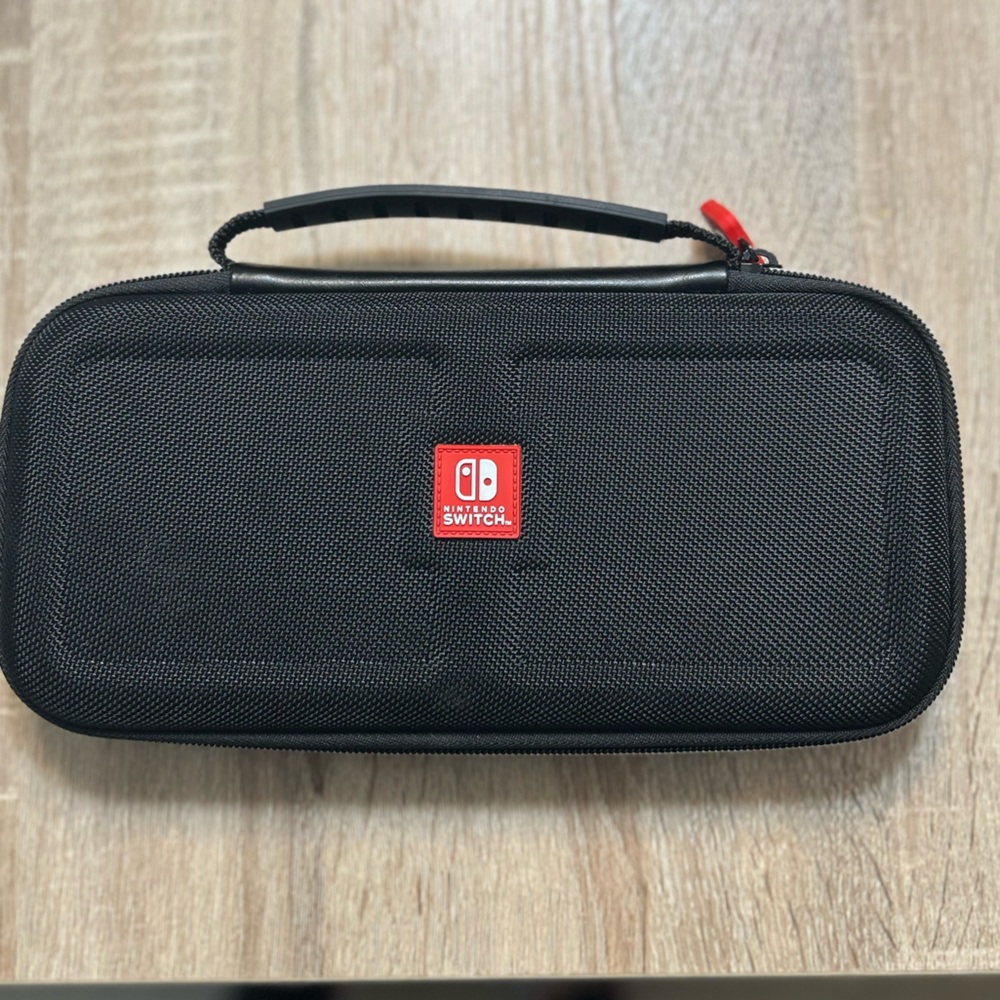 Nintendo Black and Red Switch Carrying Case - excellent condition